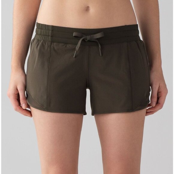 Lululemon Hotty Hot Short (Long 4") Dark Olive - Picture 6 of 6